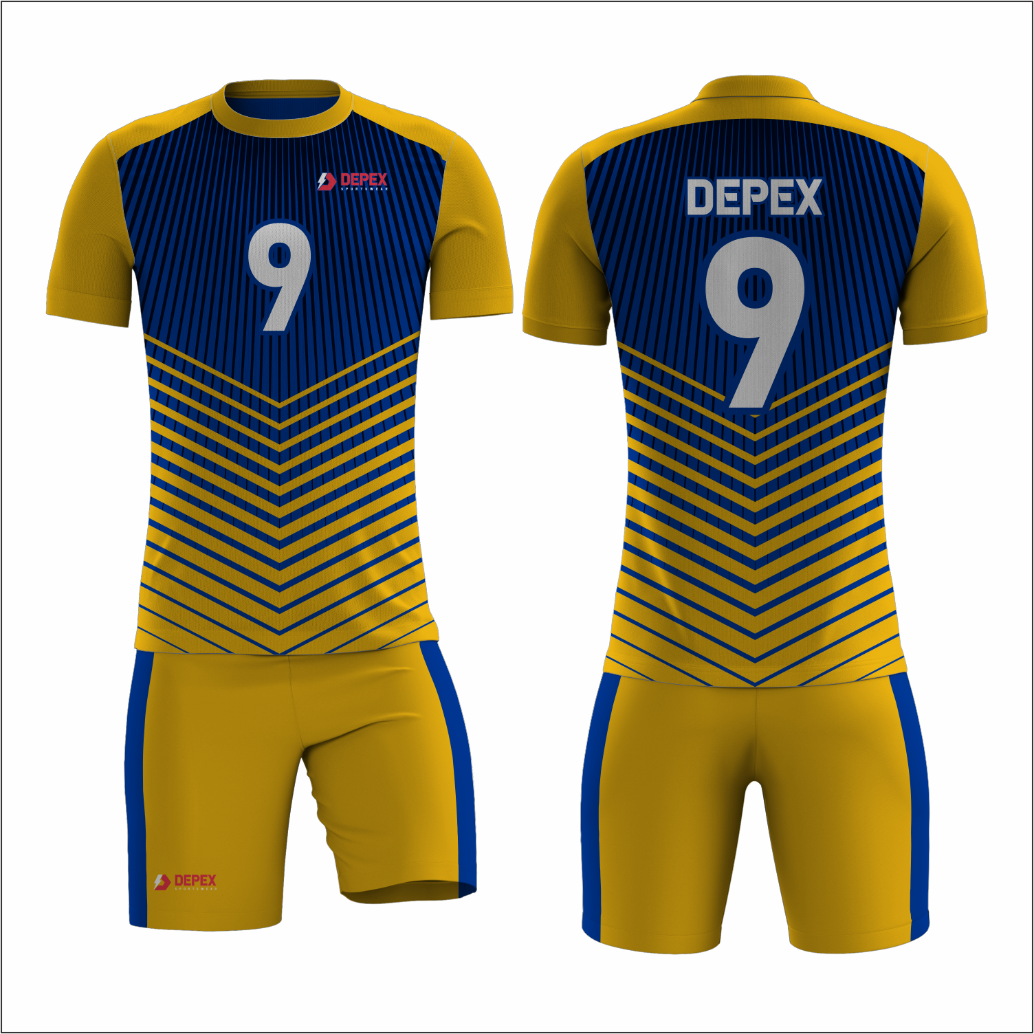 Custom Football Uniforms (Shirts + Shorts) - Depex Sportswear