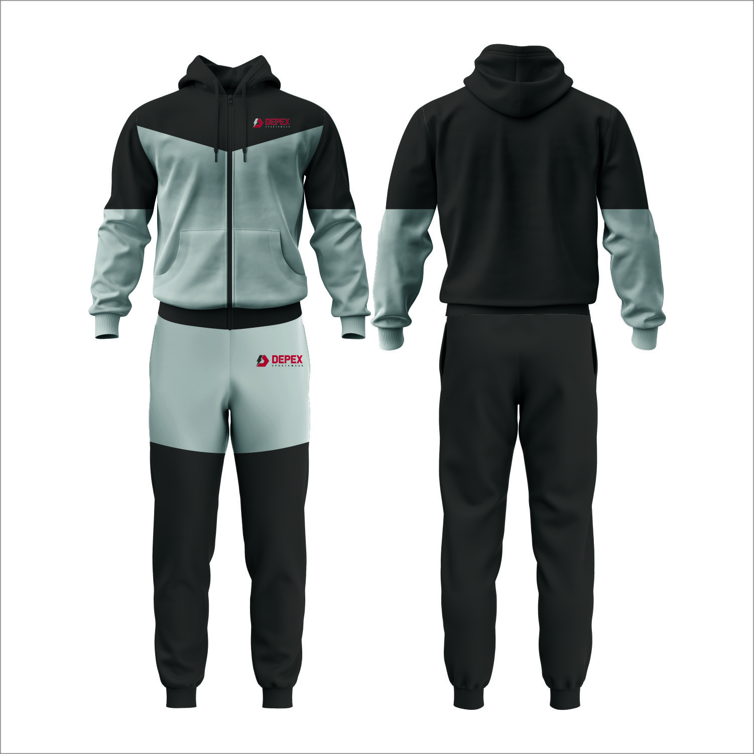 Custom Tracksuits (Zipper Hoodies With Pants)