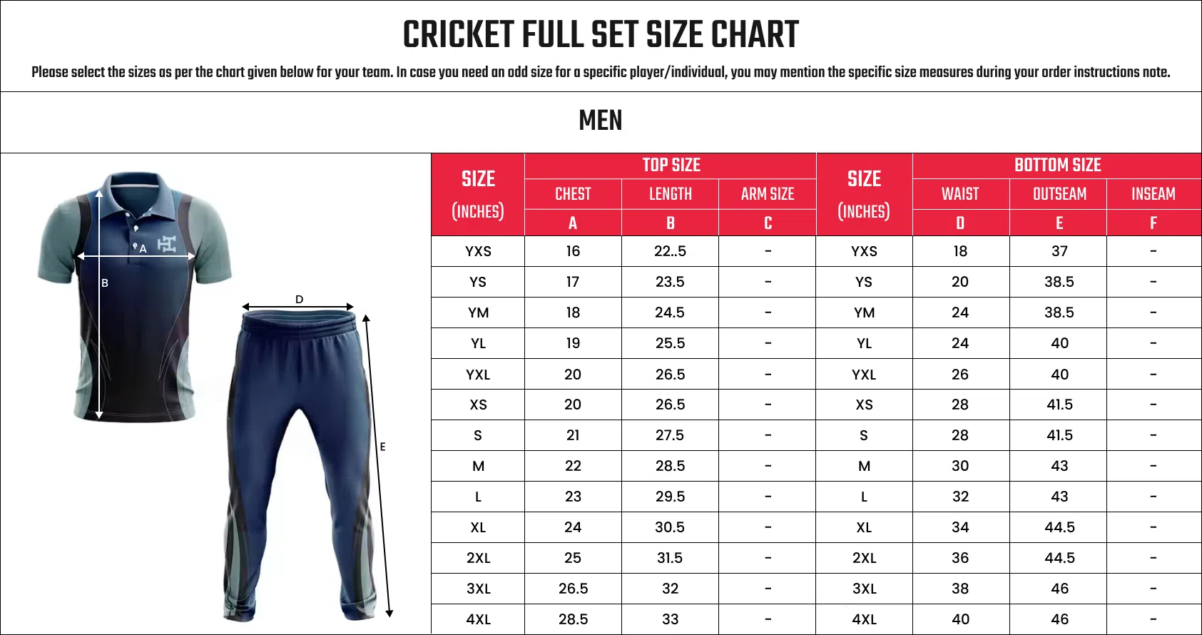 Size Guide Image 1